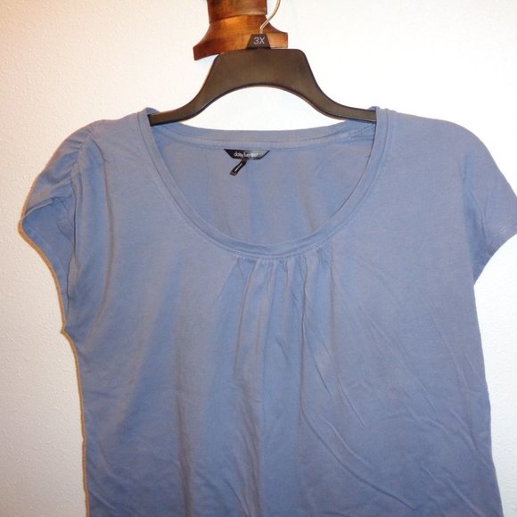 Daisy Fuentes Top Size Large Blue - Picture 2 of 9